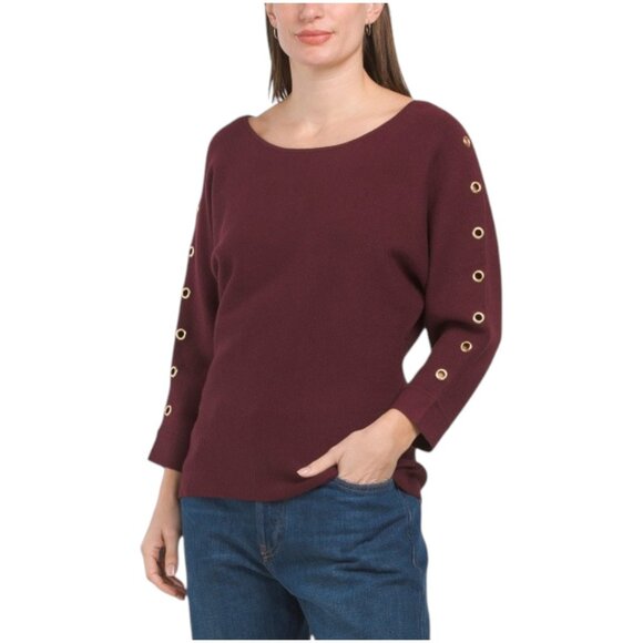 BELLDINI Grommet Dolman Sweater - Picture 1 of 2